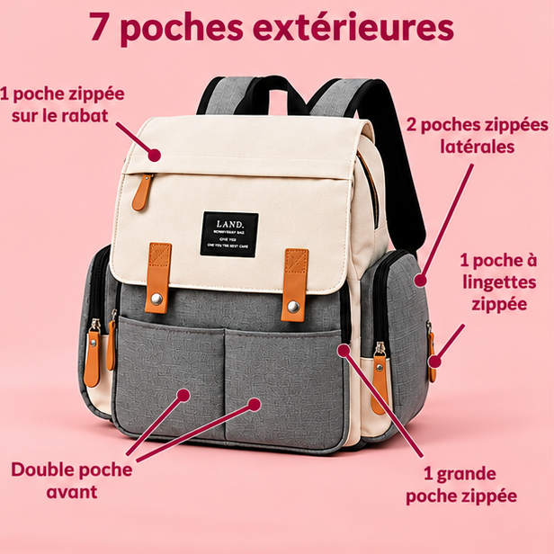 Sac à langer design - Orin