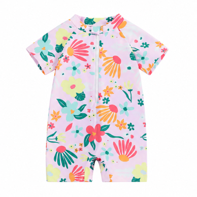 maillot de bain fille manches courtes - lilia