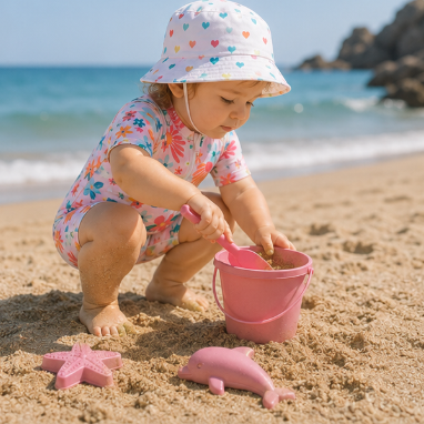 maillot de bain fille manches courtes - lilia